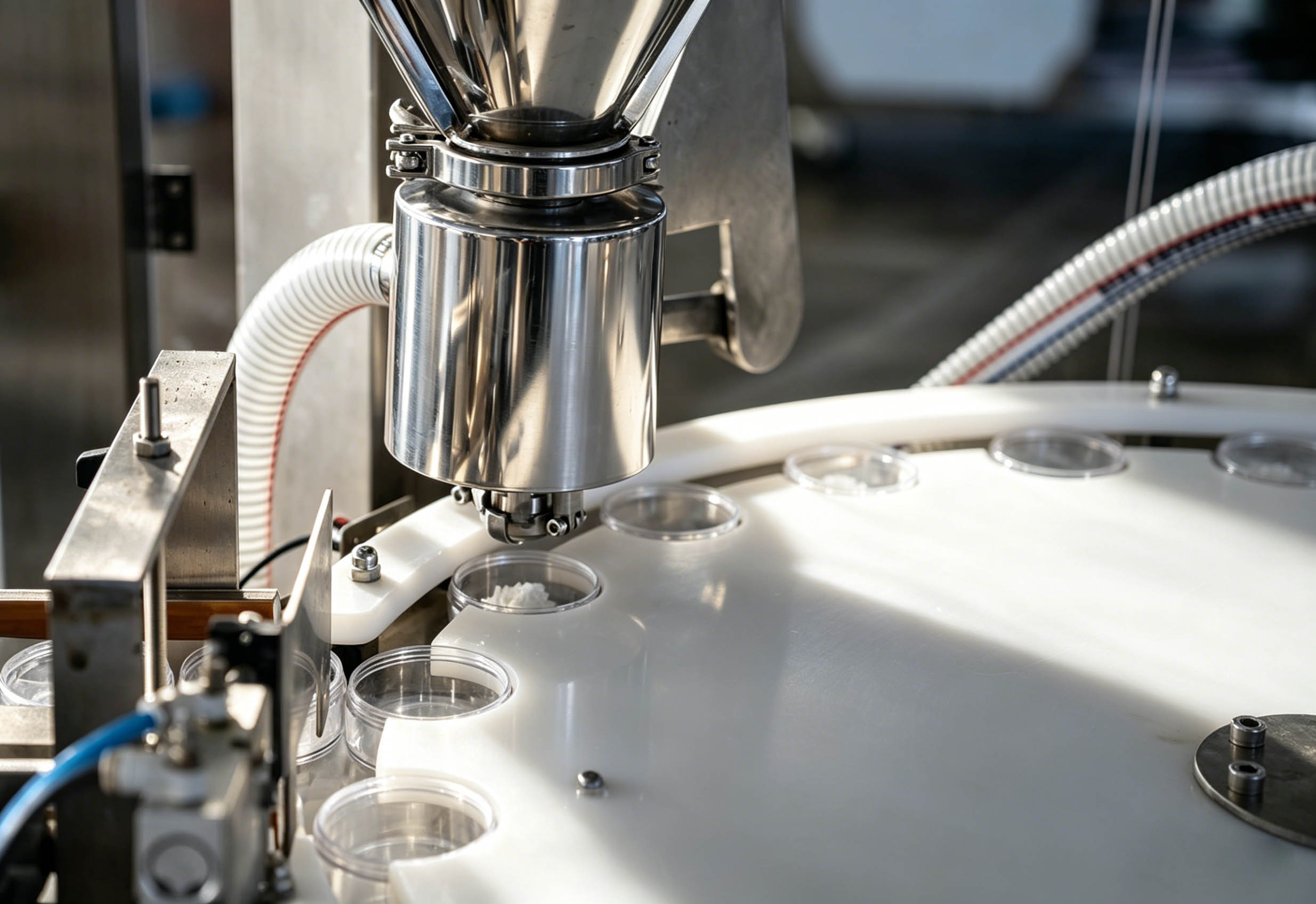 LM-KXGZ-6T automatic liquid filling production line with 6-head peristaltic filler, capping machine, labeling system and bottle handling for pharmaceuticals and cosmetics