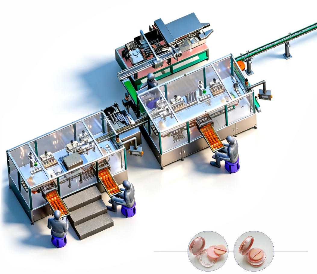 Air cushion automatic production line