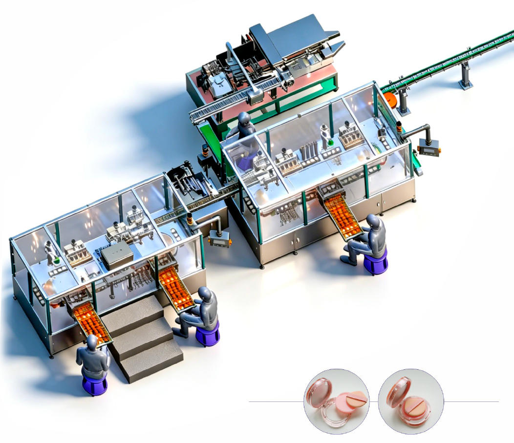 Air cushion automatic production line