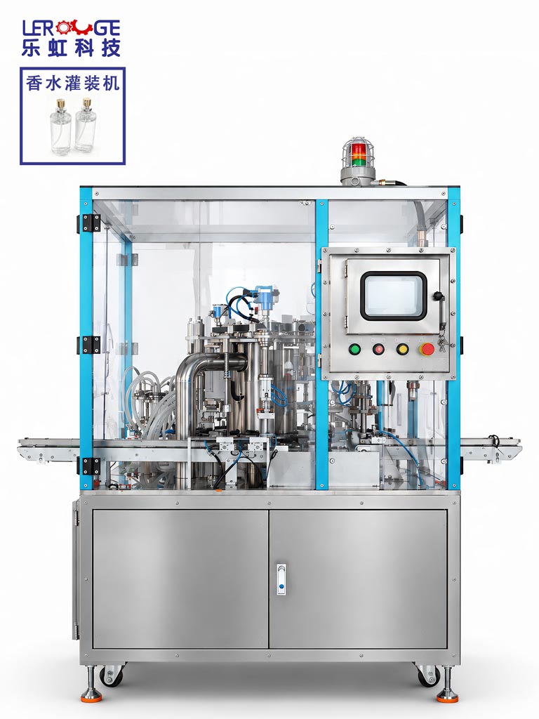 Automatic Perfume Filling Machine (20-30 bpm) | Quick Changeover Bottling Line