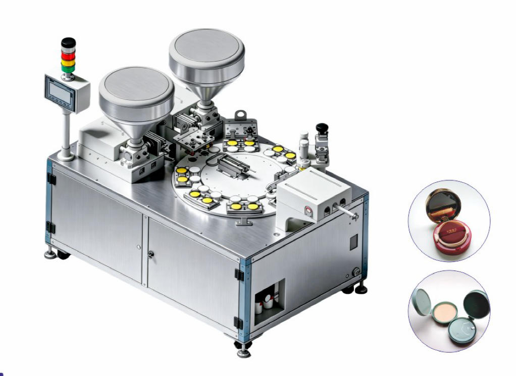 2-Head air cushion rotary filling machine