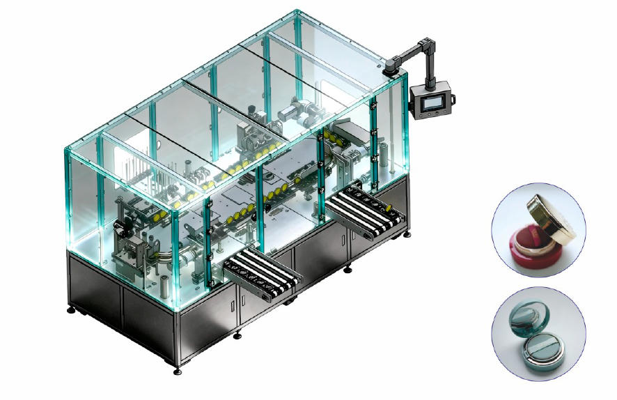 FOUR-HEAD CUSHION INDEXING FILLING MACHINE