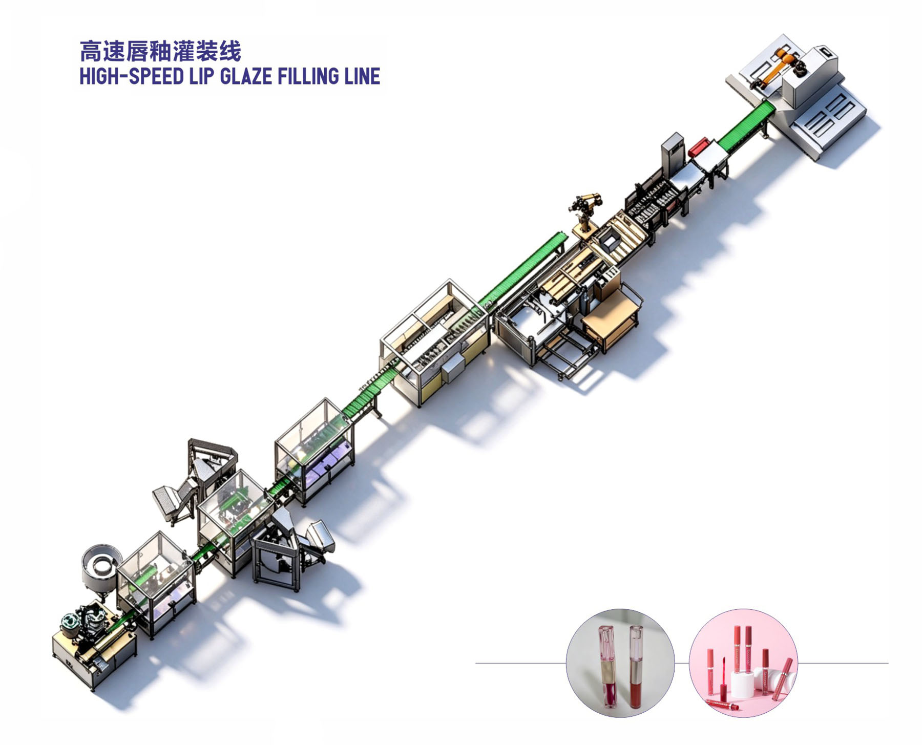 Automatic Cleansing Balm & Gel Filling Line