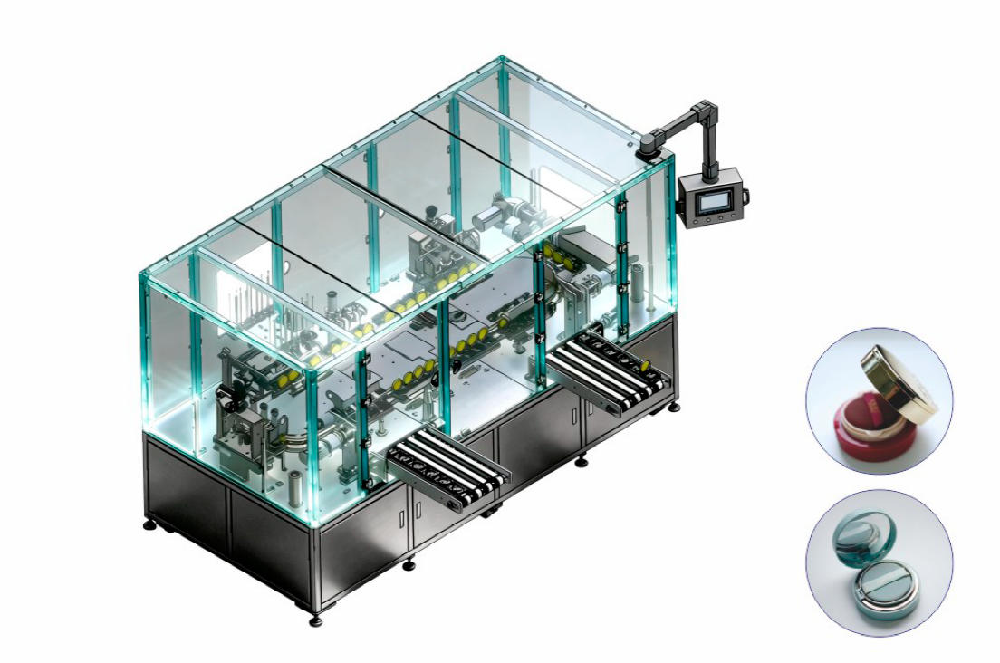 Four-head air cushion ring filling machine
