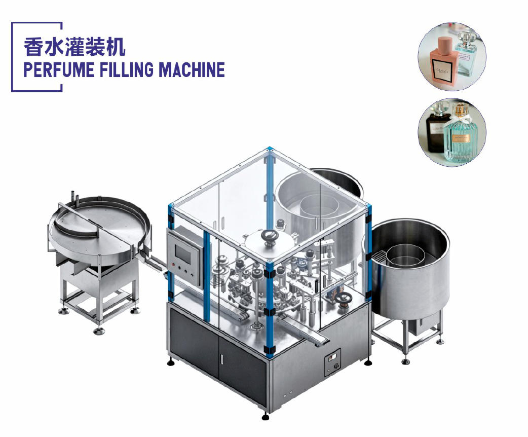 LM-KXGZ-6T automatic liquid filling production line with 6-head peristaltic filler, capping machine, labeling system and bottle handling for pharmaceuticals and cosmetics